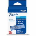 Label/Ribbon Cartridge, Blue, Gloss, 3/4 in W