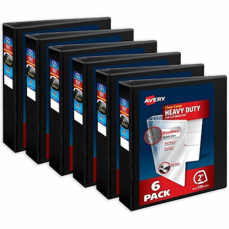 Binder, Heavy-Duty View 3 Ring, PK6
