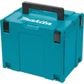MAKPAC Interlocking Tool Case, Plastic, Blue, 15-1/2 in W x 11-1/2 in D x 12-1/2 in H