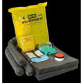 Spill Kit, 9 gal Volume Absorbed per Kit, 6 7/8 gal Capacity, Bag