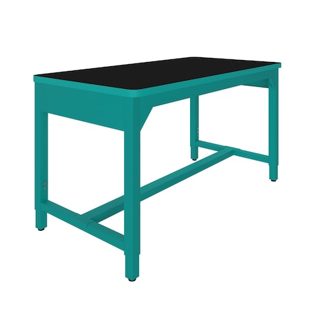 Fab Lab Workbench,Top 72""x36"" Black Top