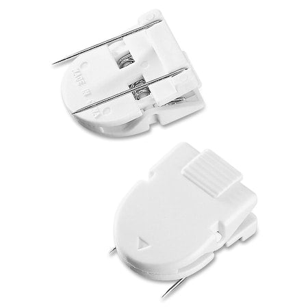 Panel Wall Clips Fabric Panels, Wht, PK4
