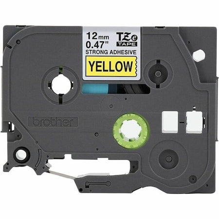 Label Tape Cartridge 1/2", Black/Yellow
