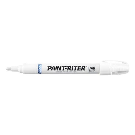 Paint Marker, Medium Tip, White Color Family, Paint