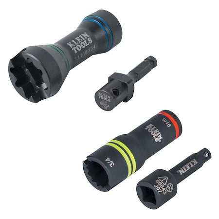 Impact Socket Set, 4-Piece