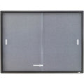 Enclosed Fabric Bulletin Board 36" x 48", 2 Door