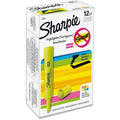 Smear Guard Highlighter Set, Chisel Tip Fluorescent Colors PK12