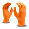 Disposable Gloves, Nitri-Cor Z-Tread, Food Grade, Nitrile, 6 mil, Orange, 2XL, 1000 PK