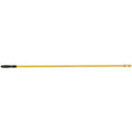 58 in Push-In Dust Mop Handle, Yellow, Aluminum