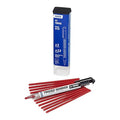 Solid Paint Marker, 5-1/2 in L, Red, Wax