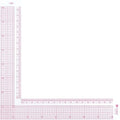 L-Square, PVC, Transparent, 8in