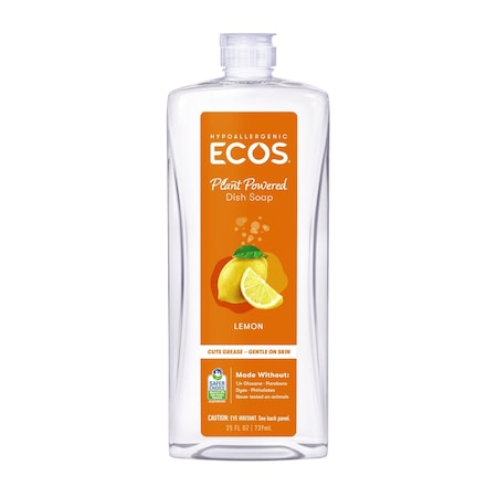 Dishwashing Liquid, Bamboo-Lemon, 25oz, PK6