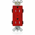 Straight Blade Receptacle, 5-15R, 15 A, 125V AC, Surface Mount, Self-Grounded