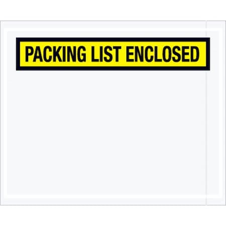 Packing List Envelopes, Yellow, PK1000