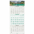 Scenic Three-Month Wall Calendar, Landscape Photography, 12 x 27, 14-Month: Dec 2024 to Jan 2026