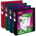 Durable View 3 Ring Binders, 1.5 in, PK4