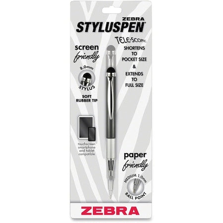 StylusPen Telescopic Ballpoint 1.0mm Slate Grey 1pk