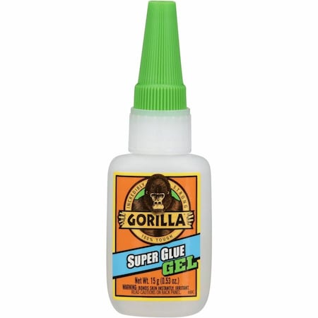 Adhesive, Super Glue Gel Series, White, 10.1 oz, Cartridge