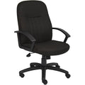 Managers Chair, 27 in W 27" L 44" H, Loop, Fabric Seat