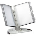 Desk Stand Starter Set, 10 Pockets, Gray