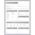 Patient Room Board, Steel, 36 in, 24 in, Aluminum Frame, White/Gray, Gloss