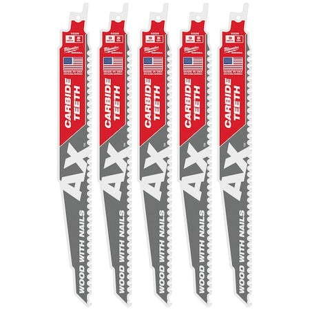 THE AX w/CARBIDE TEETH 5T 9L 5PK