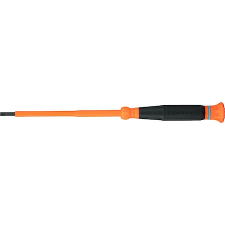 Insulated Screwdriver, Slotted 1/8-Inch