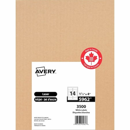 Easy Peel Address Labels, PK3500