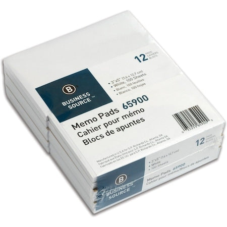 Writing Pad, Top, White, PK12