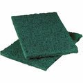 6" x 9" Green Scouring Pad, Green 12pk.