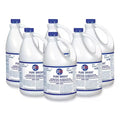 Germicidal Bleach, Bottle, 1 gal, Concentrated Formula, Clear, Fragrance-Free, 6PK