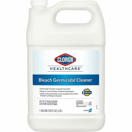 Cleaner and Disinfectant, 1 gal. Jug, Unscented, 4 PK