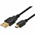 Standard USB Cable, Black, 10ft L