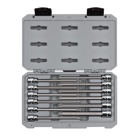 3/8 in Drive Socket Bit Set, Torx, 12 pcs