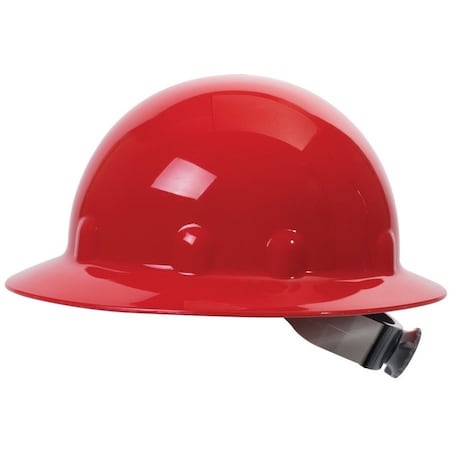 Hard Hat, Super Eight E1, Thermoplastic, 8 Point Ratchet, Type 1, Class E, Red