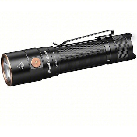 Rechargeable Flashlight, Black, 1500 lm