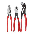Plier Set, 10 in L; 8 in L; 9.5 in L