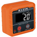 Digital Angle Gauge and Level, 0 to 90 and 0 to 180 Degree Ranges, Magnetic Base, Includes Case