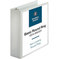 Ring Binder, White, Clear Sleeve