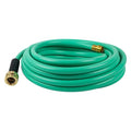 1/2 in ID x 50 ft L Garden Hose, Nylon Tube, Green, Plastic x Plastic Fitting