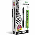 Retractable Ballpoint Pen, Medium 1.0 mm, Black PK12