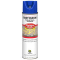 Inverted Marking Chalk , 17 oz, Aerosol, Blue, Water-Based