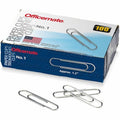 Paper Clips,No. 1,Silver,Steel, 1000PK