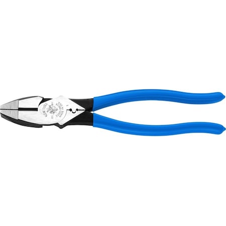 9 3/8 in 2000(TM) Linemans Plier High Leverage w/ Wire Crimper, Steel