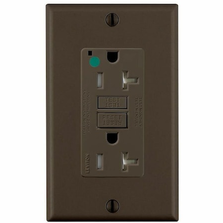SmartlockPro GFCI 20A HG/TR/PI Brown