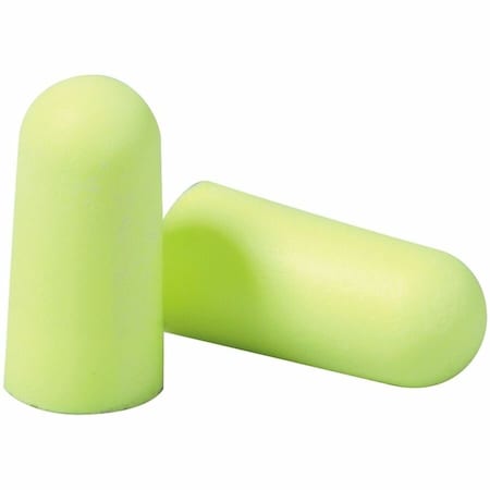 E-A-Rsoft Disposable Uncorded Ear Plugs, Medium, Yellow Neons, Bullet Shape, NRR 33 dB, 200PK