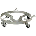 DrumDolly, 30galto55gal, 30.875inL, Silver