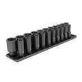 1/2 in Drive Impact Socket Set, SAE, 21 pcs