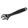 Adj. Wrench, 8", 1-1/8" Cap., Black