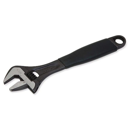 Adj. Wrench, 8", 1-1/8" Cap., Black